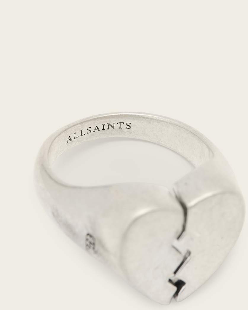 Broken Heart Sterling Silver Ring Silver | ALLSAINTS